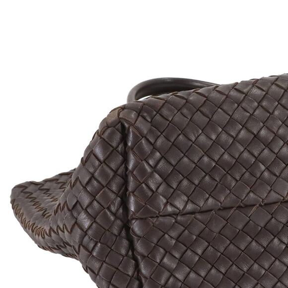 BOTTEGA VENETA Brown Leather Intrecciato Tote Bag - Picture 10 of 10